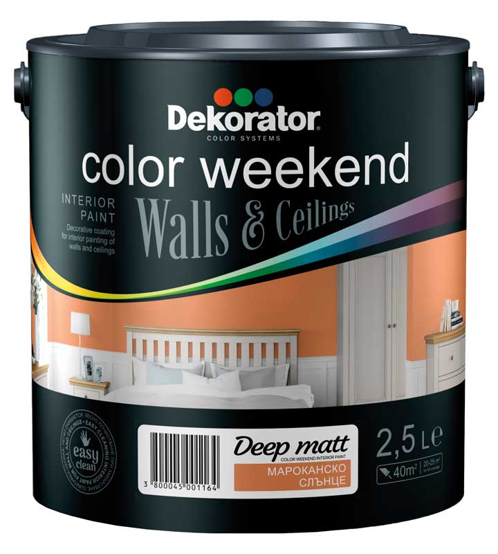 DEKORATOR ЛАТЕКС Color Weekend Deep Matt / Дълбок мат